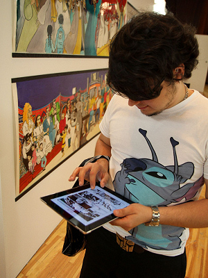 Mit dem iPad durch die Golo-Ausstellung